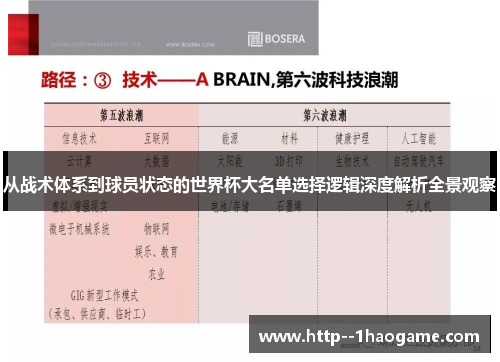 从战术体系到球员状态的世界杯大名单选择逻辑深度解析全景观察